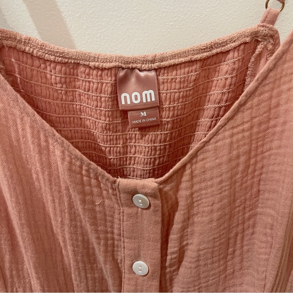 Nom Maternity Monaco Maternity Button Front Maxi … - image 2